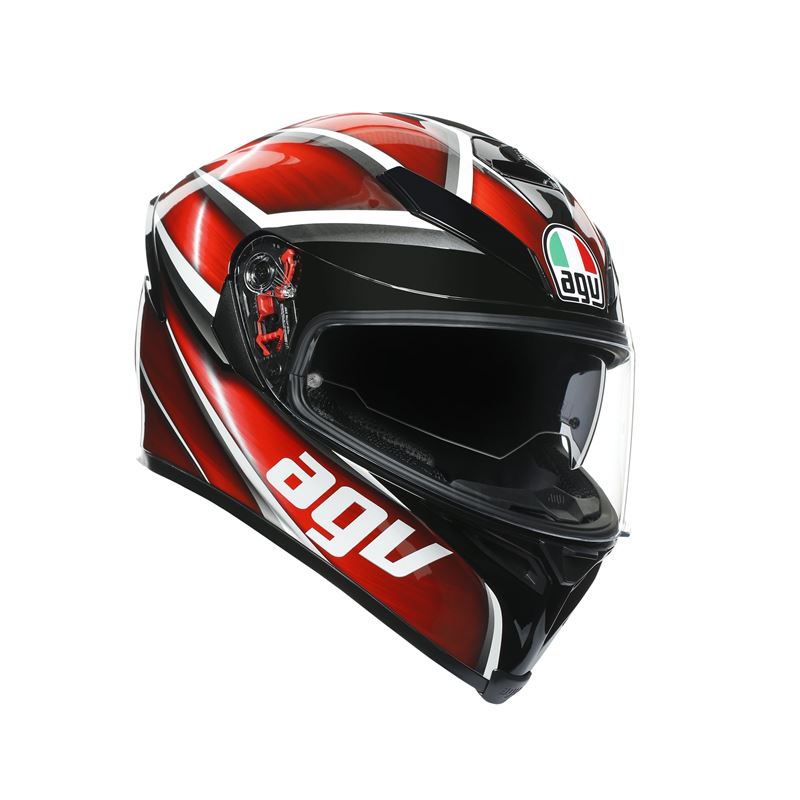 Casco AGV K5 S MPLK TEMPEST BLACK/RED